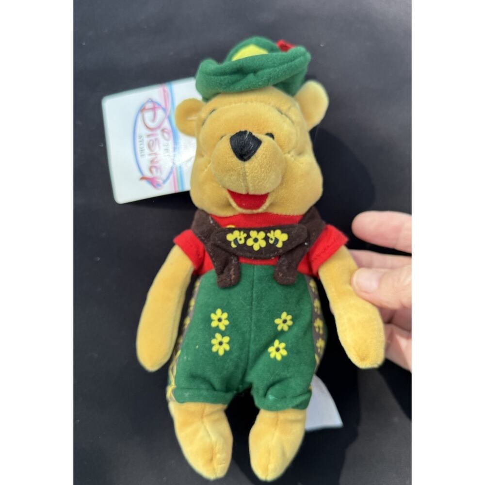 Beanie Disney 8" Winnie the Pooh October Fest Lederhosen German Costume NWT!